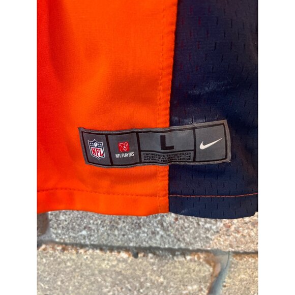 Peyton Manning Denver Broncos Orange NFL Jersey L Nike On Field - Picture 4 of 5